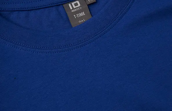 ID Identity T-shirt T-TIME for herrer Royal Blue