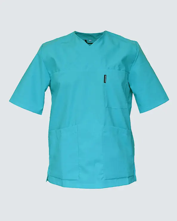 Almedahls Turkos V-blus Unisex