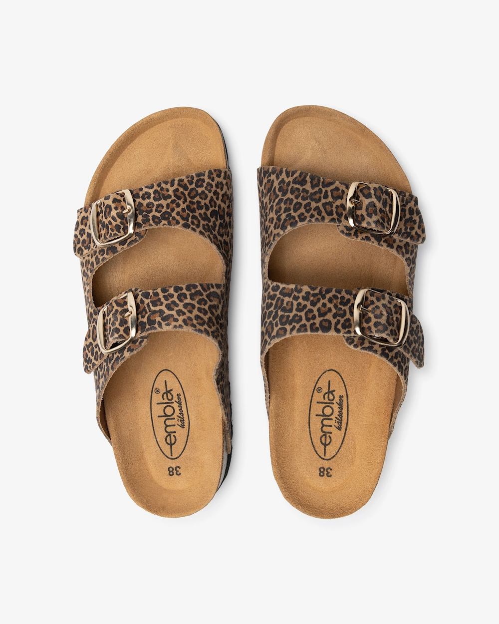 Embla 2736 Damesandal Airbed Leopard