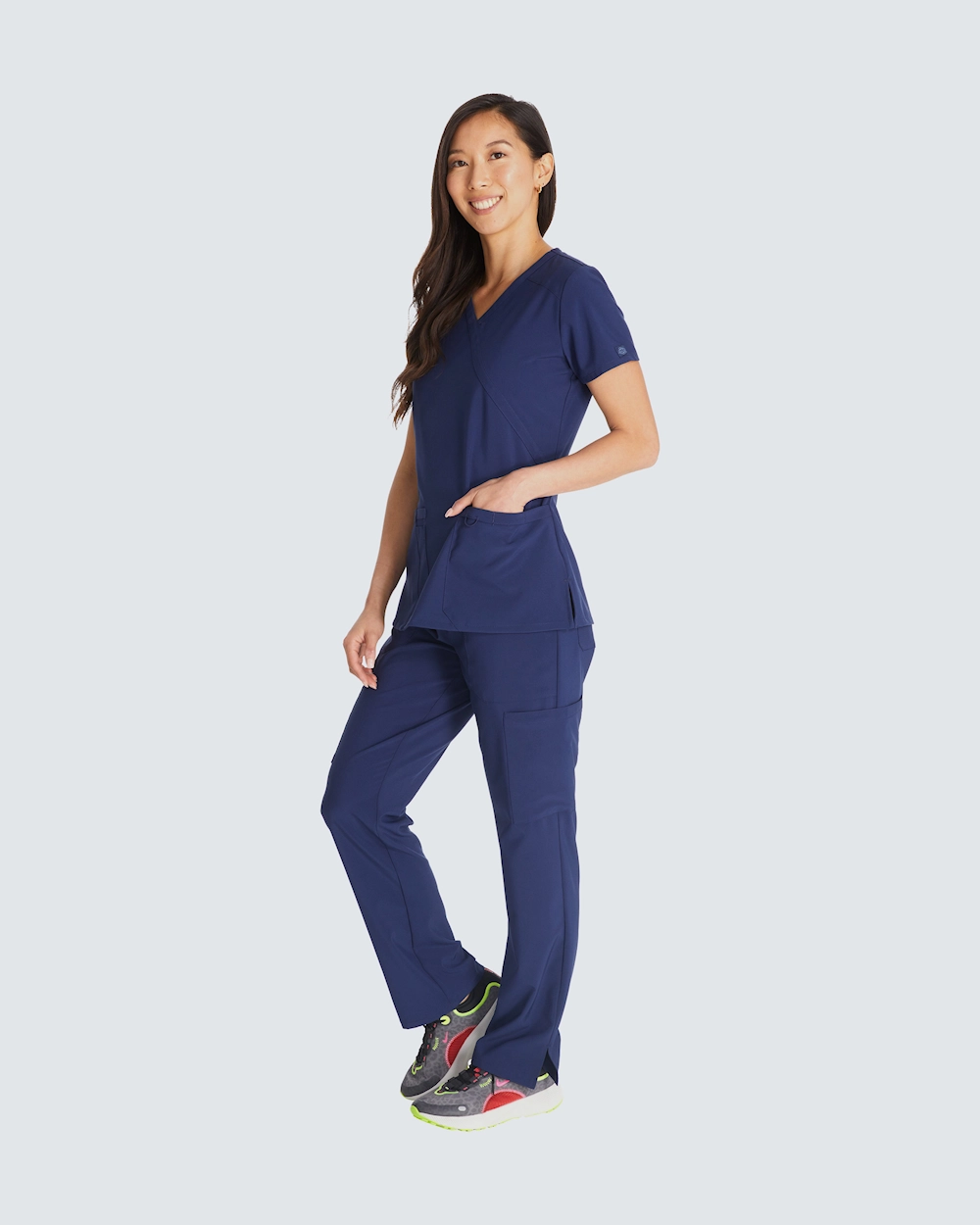Dickies Mock Wrap Top Marin