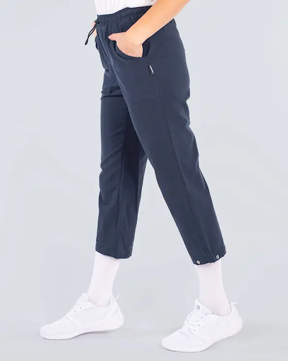 Hejco Crinkle Kari Mørkeblå 3/4 Bukser Unisex
