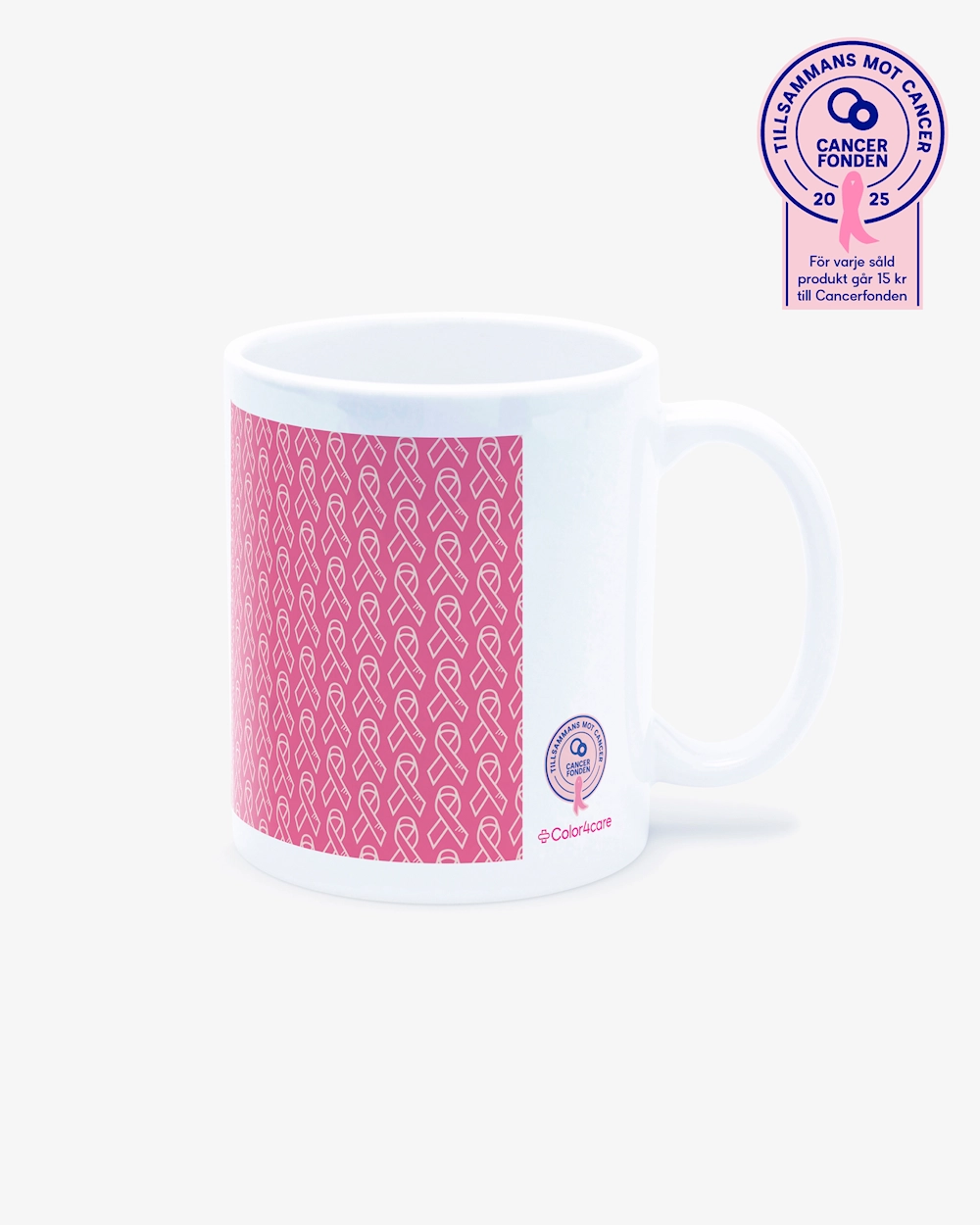 Krus Rosa sløyfe Mørk rosa