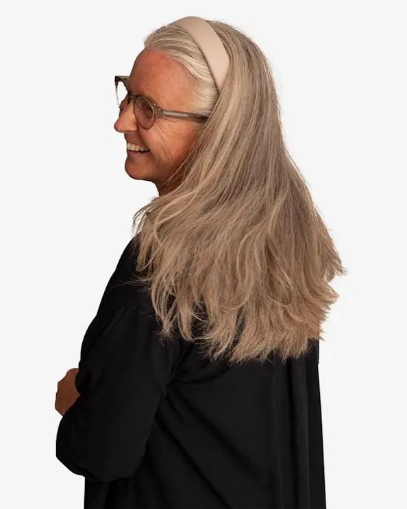 Léonie Diadem Beige