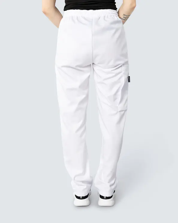 Almedahls Valkoinen Resorihousut Tencel Unisex