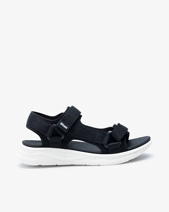Beez Zen Velcro Sandal Sort