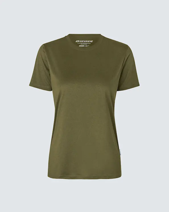 Geyser T-shirt Funktion Dam Olivgrön