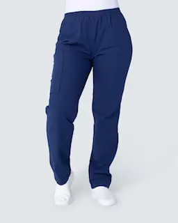 Almedahls Navy Crinkled Bukser Dame