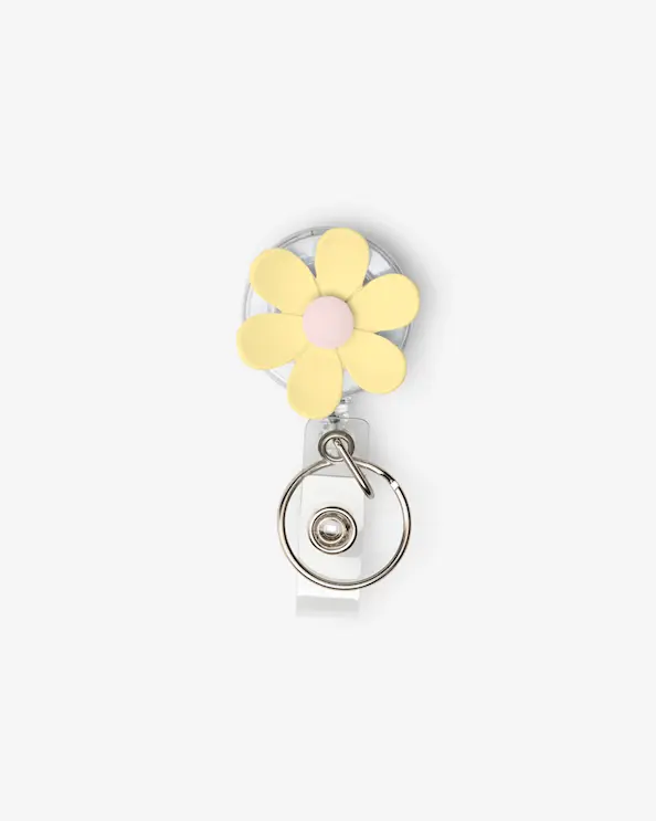 Jojo korthållare Blomma Gul