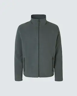 ID Identity Cardigan Microfleece Herr Grå