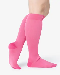 Beez Stödstrumpa Bred Vad Rosa