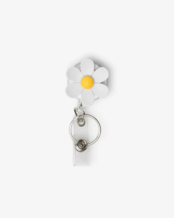 Jojo korthållare Blomma Vit
