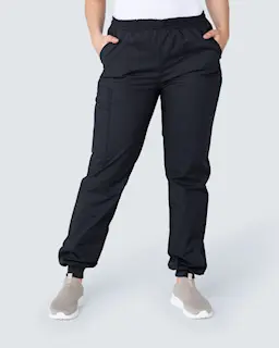 Almedahls Sort Bukser med Manchet Stretch Unisex
