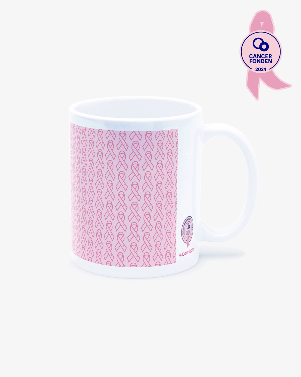 Krus Rosa sløyfe Lys rosa