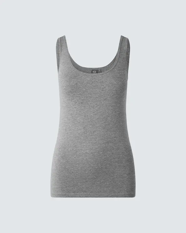 ID Identity Tanktop Dam  Grey melange