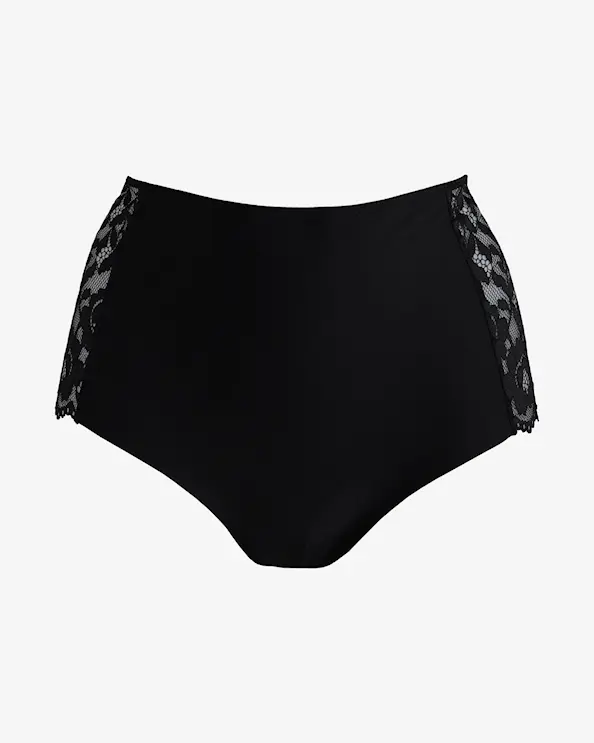 Maxitrusse Eve Lace Lasercut Sort