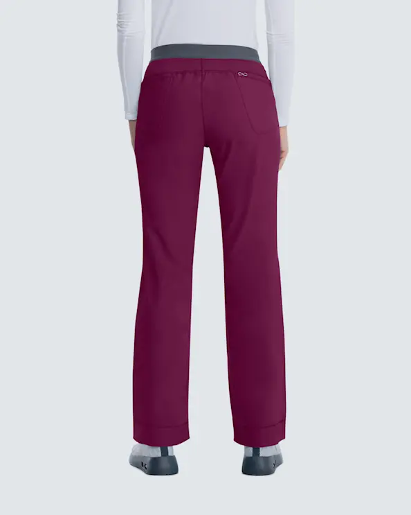 Infinity Työhousut Pull-on Slim Burgundy