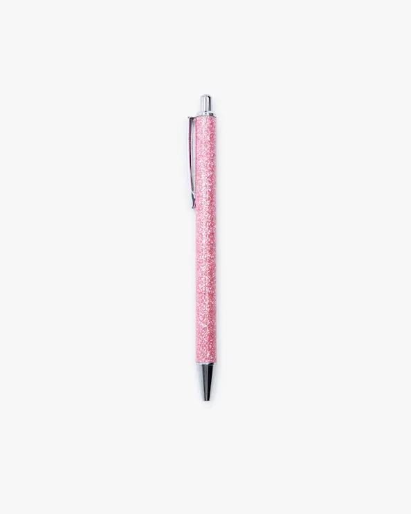 Kuglepen Glitter Pink