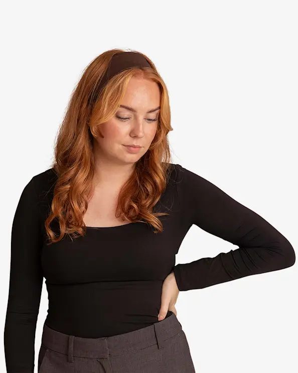 Léonie Hårband   Choklad