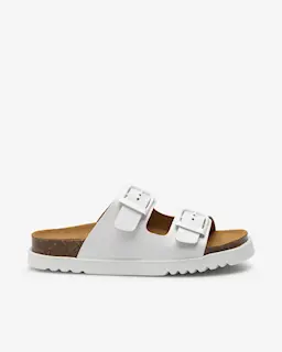 Scholl Malerra Sandal Vit/Vit Spänne