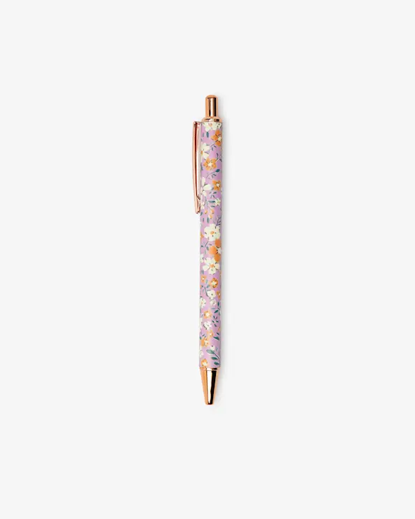 Bläckpenna Blommig Lila