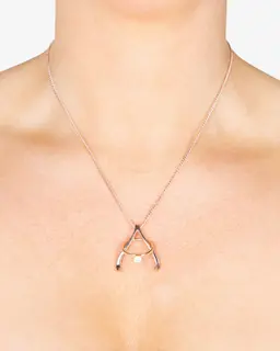 Halsband Ringhållare Rosé