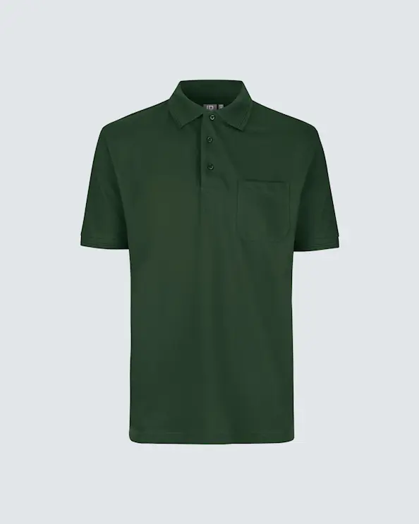 PRO Wear Piké med lomme til herrer Mørkegrøn