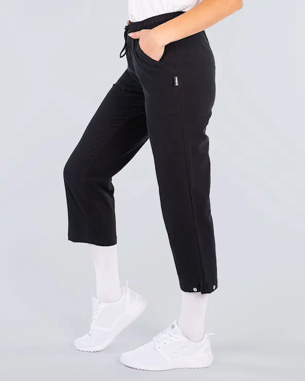 Hejco Crinkle Kari Svart 3/4 Byxa Unisex