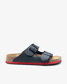 Birkenstock Professional Arizona Sandal Svart, Röd Sula
