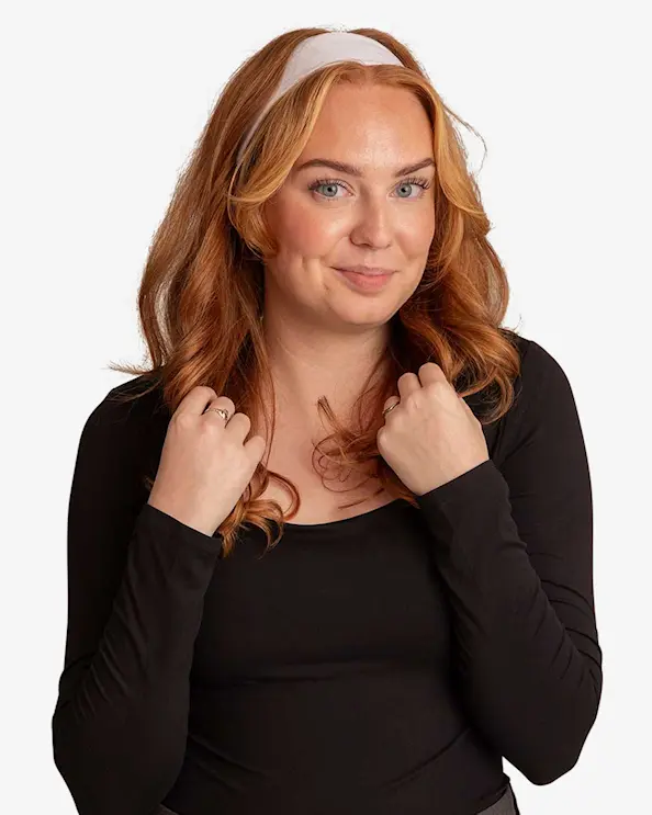 Léonie Hårband   Vit