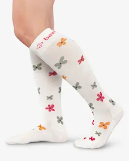 Beez Stödstrumpa Bred vad Lilly Blommig