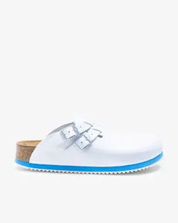 Birkenstock Professional Kay Sandal Smal Vit, Blå Sula