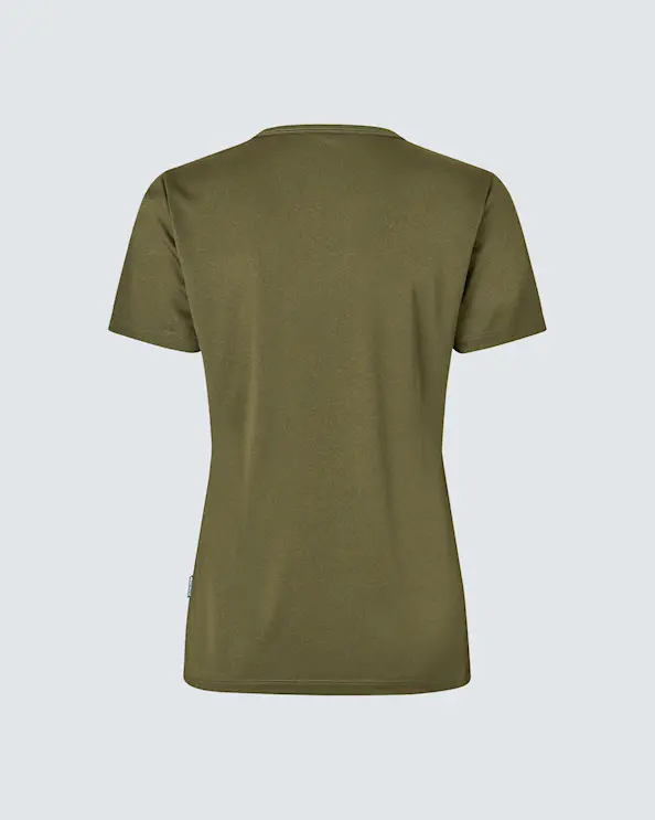 Geyser T-shirt Funktion Kvinder Olivengrøn