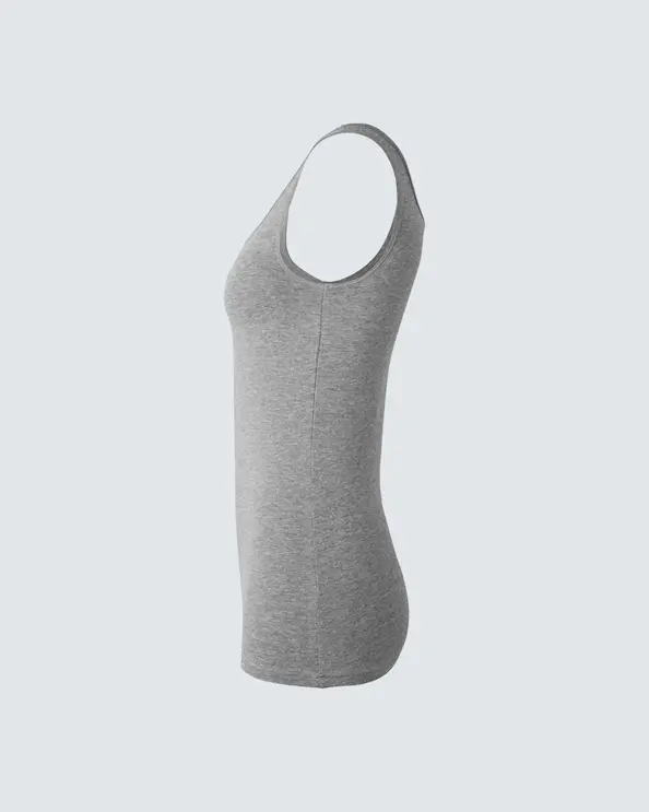 ID Identity Tanktop Dame Grey Melange