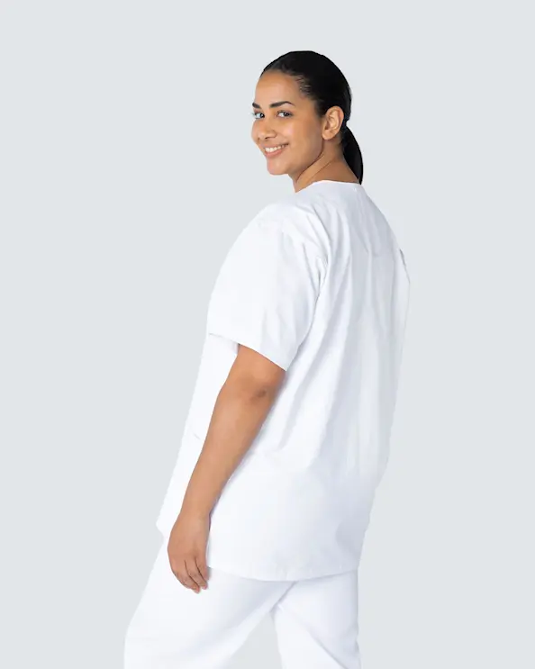 Nybo Basic Care Hvit Kittel Unisex