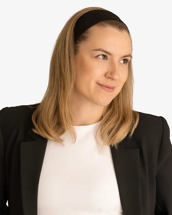 Léonie Hårband   Svart