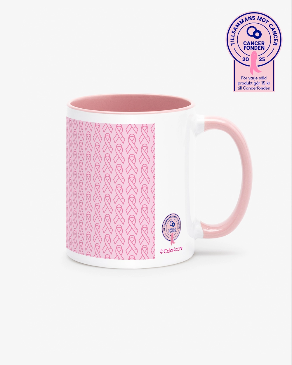 Krus Rosa sløyfe Lys rosa