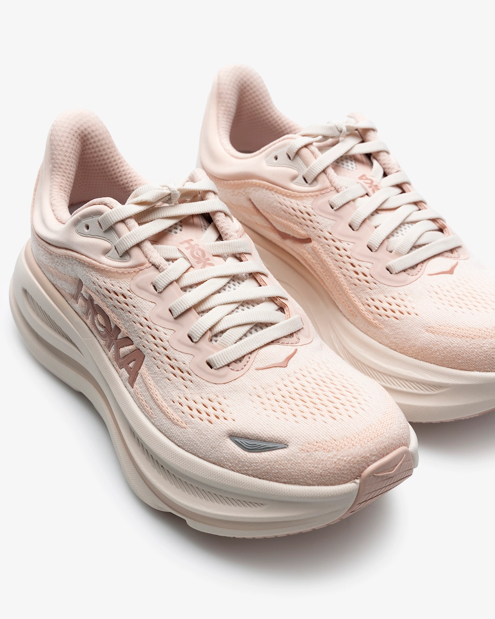 Hoka W Bondi 9 Joggesko Rose Latte/Rose Cream