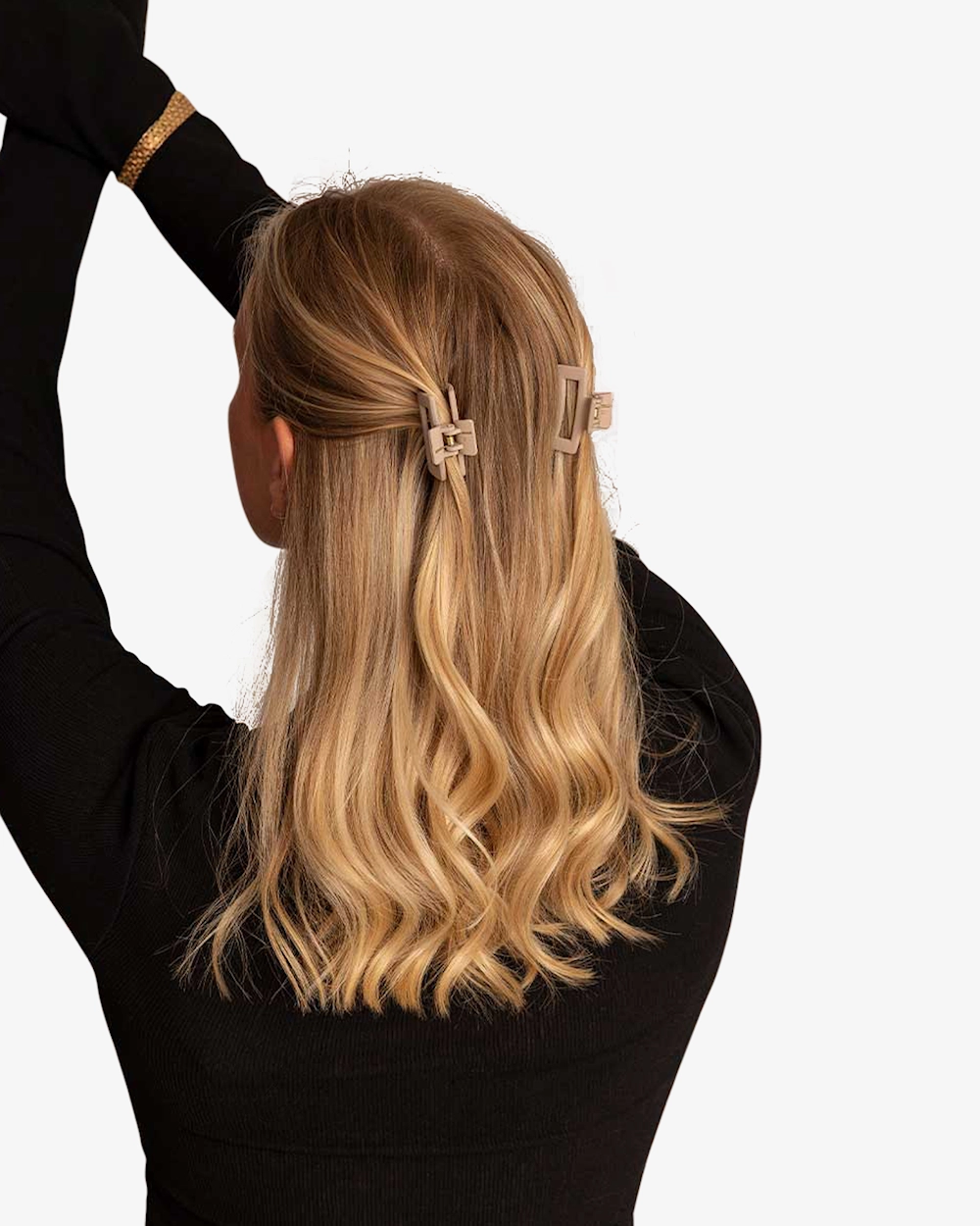Léonie Hårspange Mini 2-pak Beige
