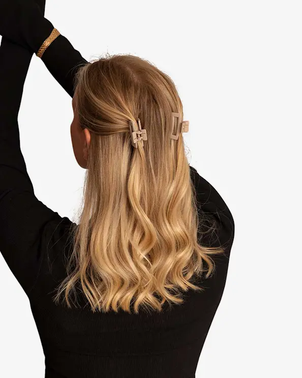 Léonie Hårspænde Mini 2-pak Beige