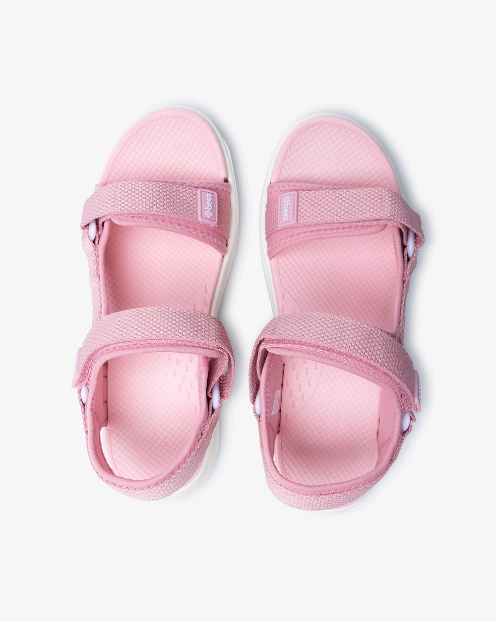 Beez Zen Velcro Sandal  Rosa