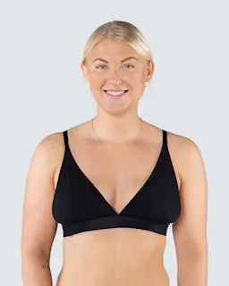 Triangel-BH Ellen Bambu Svart