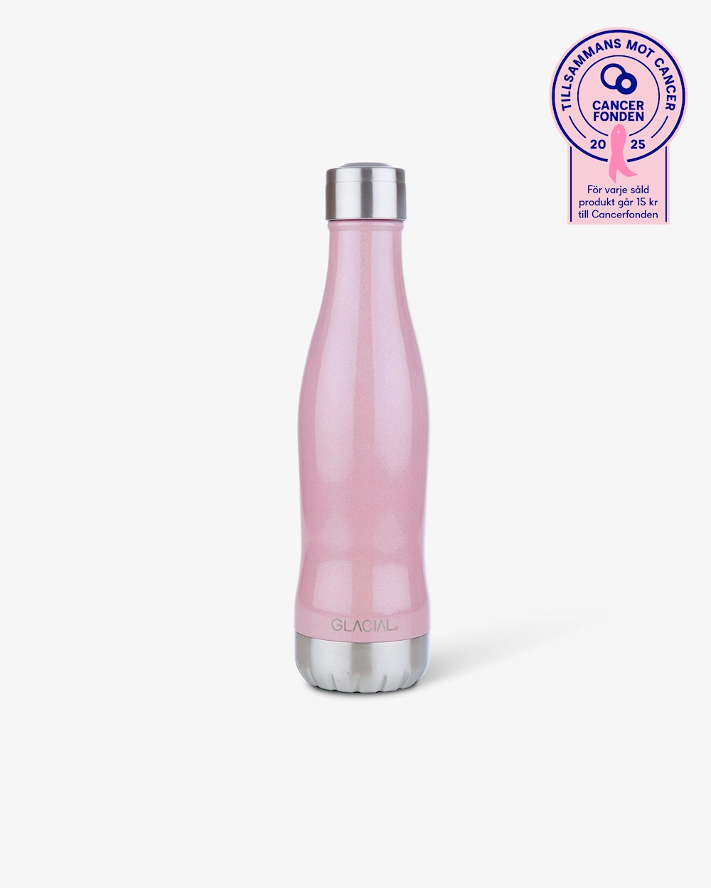 Glacial Metallic 400 ml Lyserød