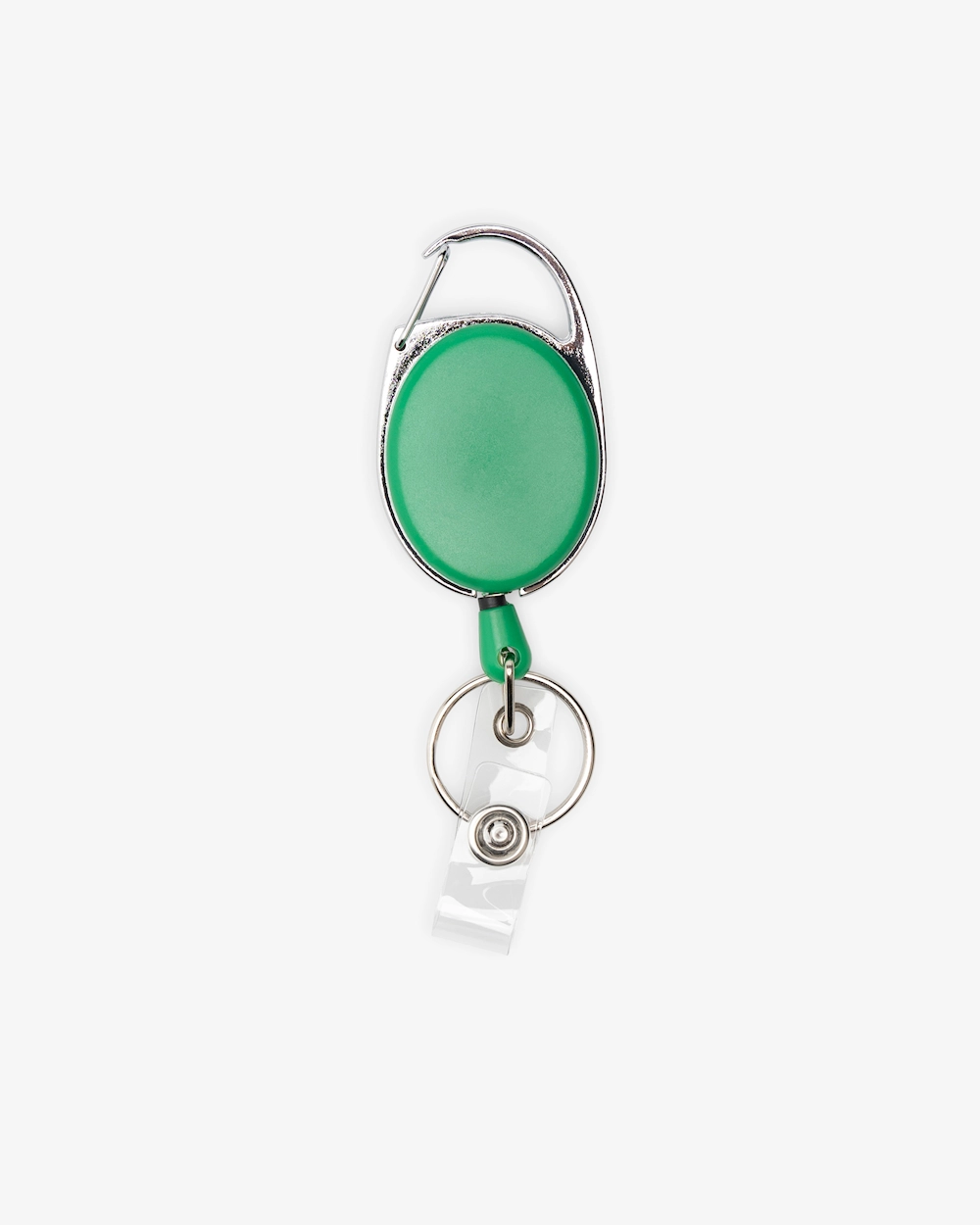 Oval Mørkegrønn Jojo-kortholder