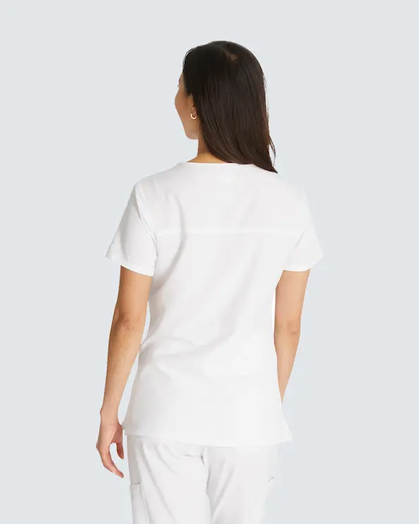 Dickies Mock Wrap Top Hvid