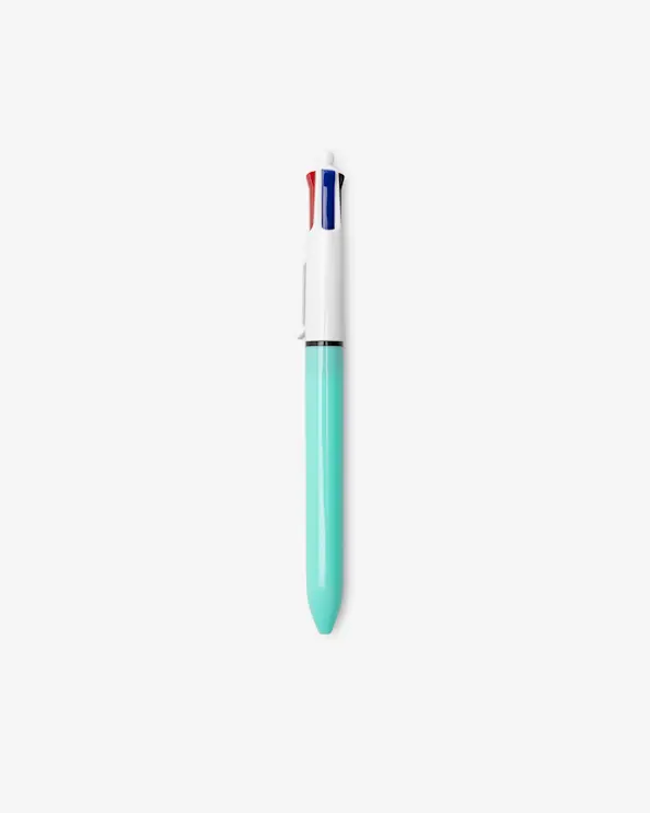 Multipen 4 farver Havblå