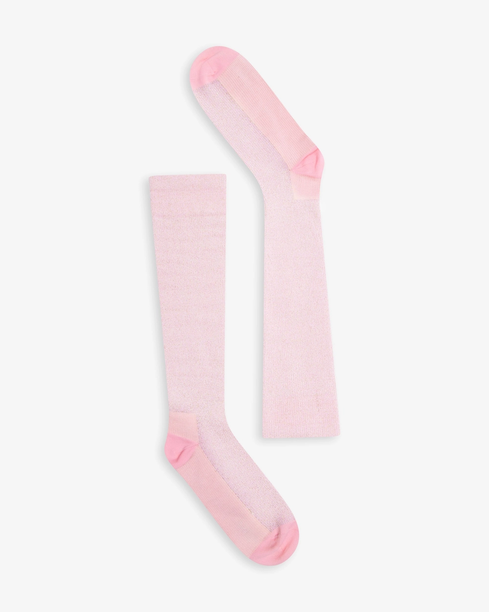 Beez Stödstrumpa Velma Glittrig Rosa