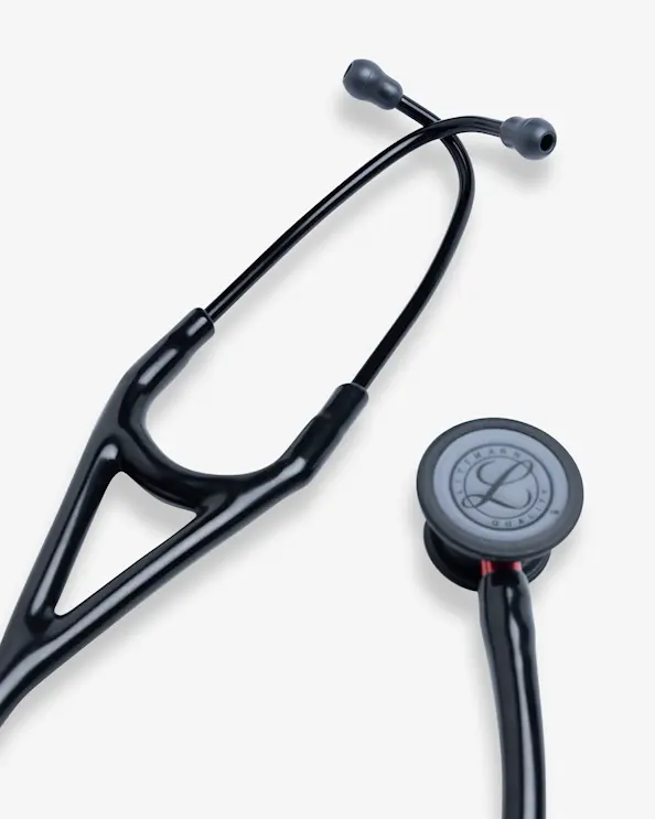 Littmann Cardiology IV Stetoskop Svart/Svart/Röd