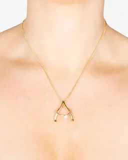Halsband Ringhållare Guld