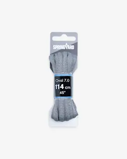 Springyard Oval Shoelaces Grå 110 cm