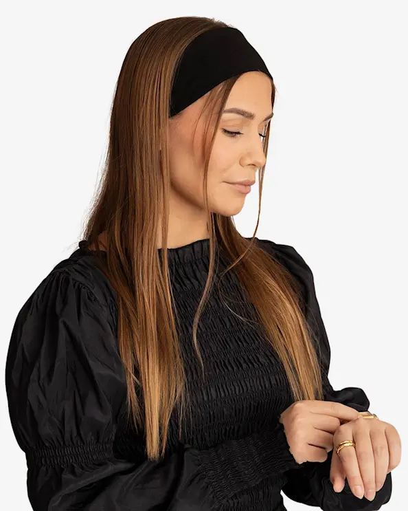 Léonie Hårband   Svart